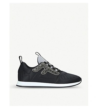 Shop Fendi Ffreedom Mesh Trainers In Black