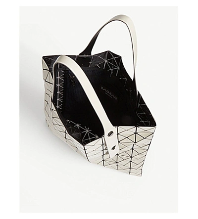 Shop Bao Bao Issey Miyake Prism Bi-texture Tote In Khaki