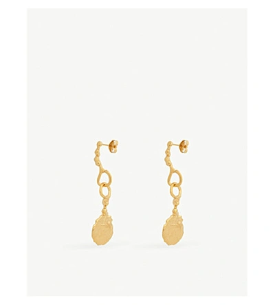 Shop Alighieri Talisman Earrings In Gold