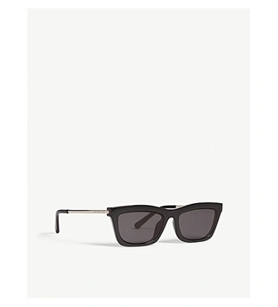 Shop Michael Kors Mk2087u Stowe Rectangle-frame Sunglasses In Black