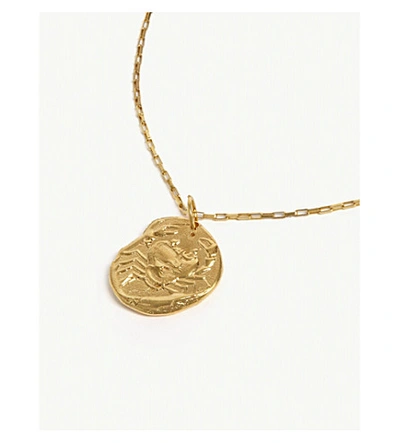Shop Alighieri The Scattered Decade 24ct Gold-plated Bronze Anklet