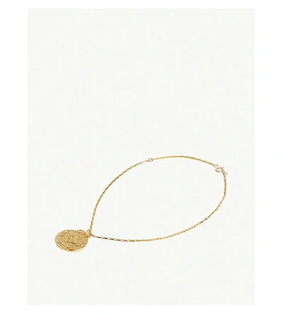 Shop Alighieri The Scattered Decade 24ct Gold-plated Bronze Anklet