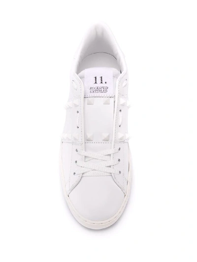 Shop Valentino Garavani Sneaker Open In Bo Bianco/bianco