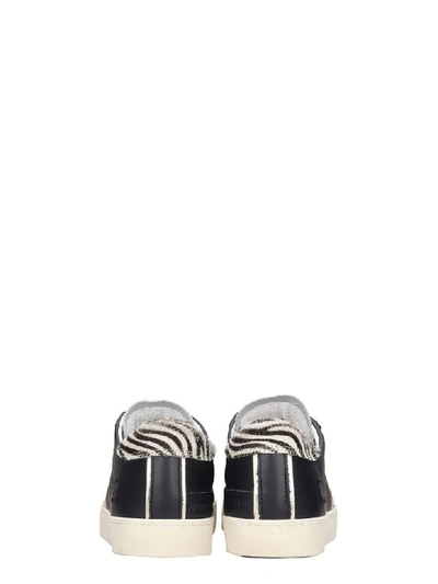 Shop Date Hill Low Sneakers In Black Leather
