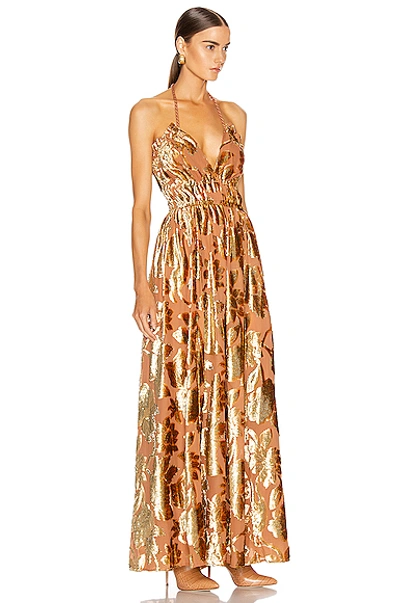 Shop Ulla Johnson Gia Dress In Rose Gold
