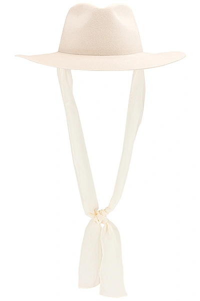 Shop Janessa Leone Ellery Hat In White