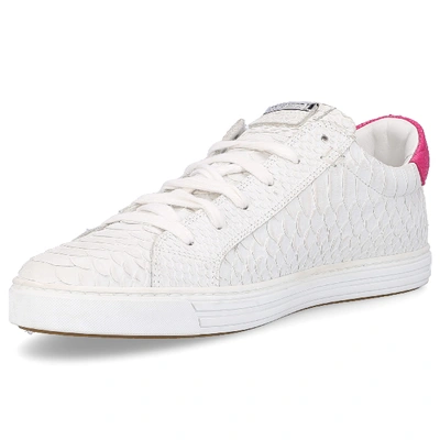 Shop Dsquared2 Low-top Sneakers Tennis Club Calfskin Embossing White