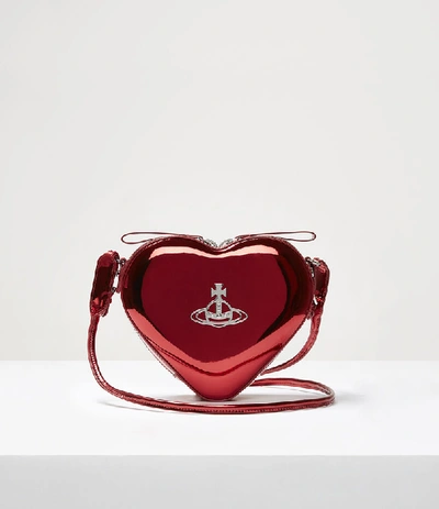 Cross body bags Vivienne Westwood - Johanna Heart crossbody bag in red -  4303001801229N403