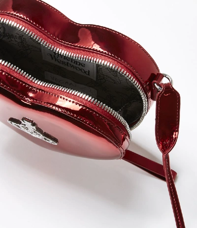 Cross body bags Vivienne Westwood - Johanna Heart crossbody bag in red -  4303001801229N403