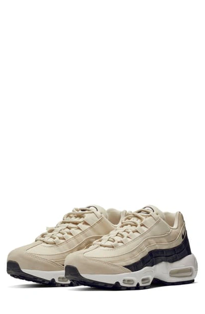 Shop Nike Air Max 95 Premium Sneaker In Light Cream/ Oil Grey/ White