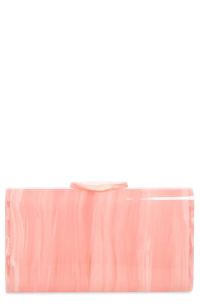 Shop Edie Parker Mini Lara Acrylic Clutch In Candy Pink
