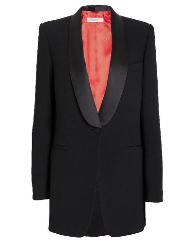 Shop Philosophy Di Lorenzo Serafini Shawl Collar Suiting Blazer In Black