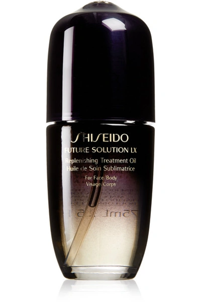 Shop Shiseido Future Solution Lx Replenishing Treatment Oil, 75ml - One Size In Colorless