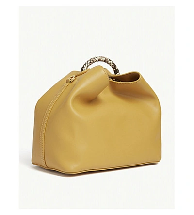 Malette python handbag Hermès Yellow in Python - 29704704