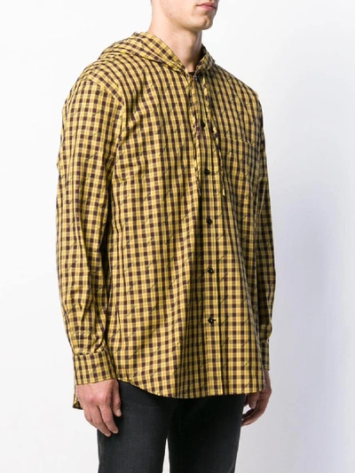Shop Balenciaga Cotton Shirt In Yellow