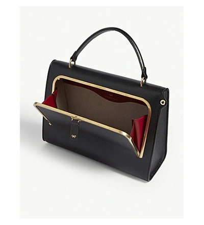 Shop Anya Hindmarch Postbox Bag In Black