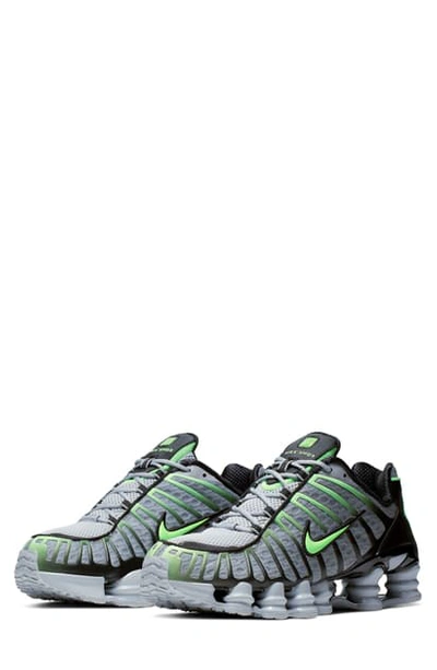 Shop Nike Shox Tl Sneaker In Wolf Grey/ Lime Blast/ Black