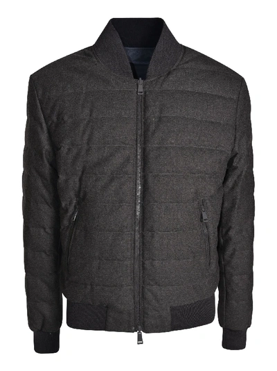 Shop Paul & Shark Grey Down Jacket