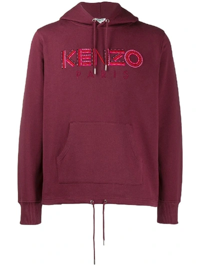 Shop Kenzo Purple Cotton Sweatshirt