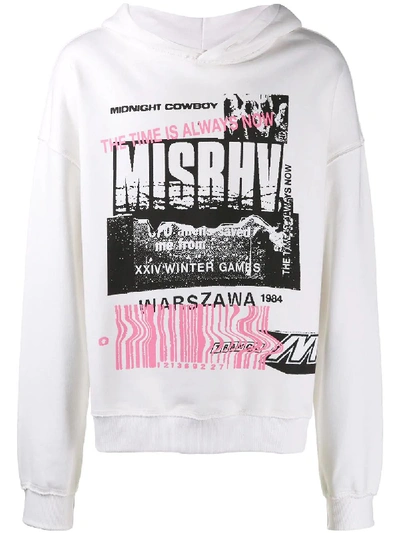 Shop Misbhv White Cotton Sweatshirt