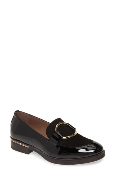 Shop Wonders A7231 Loafer In Black Leather
