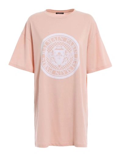 Shop Balmain Pink T-shirt