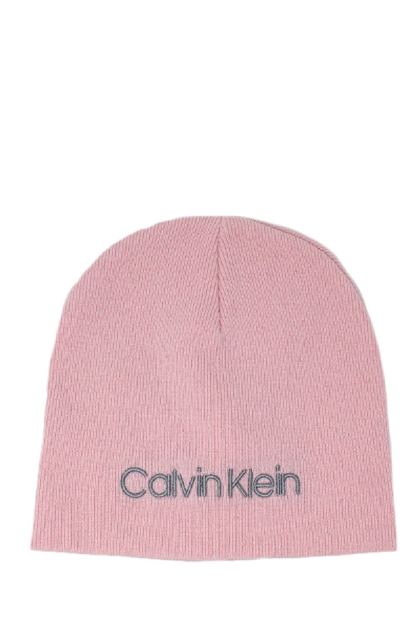 calvin klein beanie pink