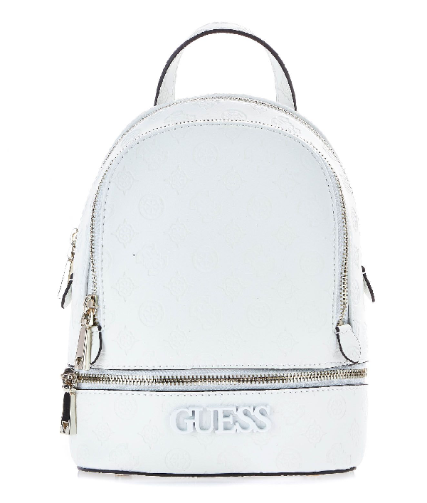guess backpack white