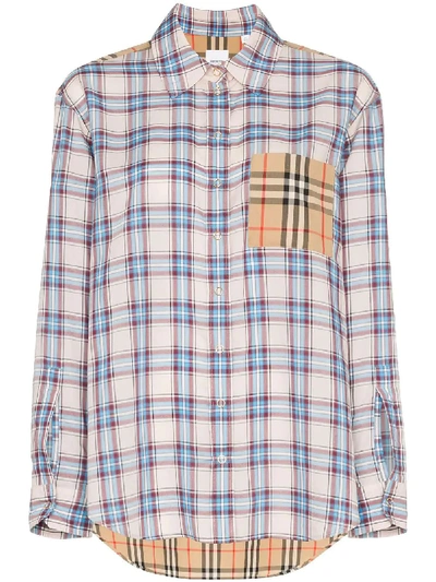 Shop Burberry Multicolor Shirt