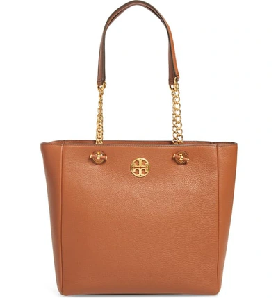 Tory Burch Chelsea Leather Tote - Black | ModeSens