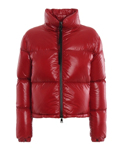 Shop Moncler Rimac Puffer Jacket In Red