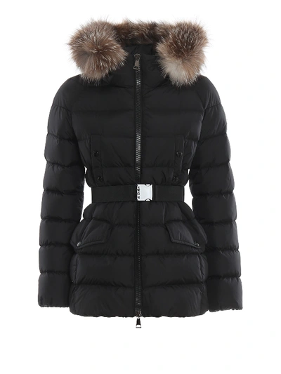 Shop Moncler Clion Black Puffer Jacket