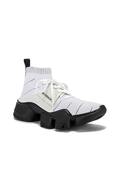 Shop Givenchy Mid Jaw Sock Sneaker In White