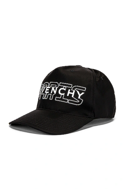 Shop Givenchy Cap In Black & White