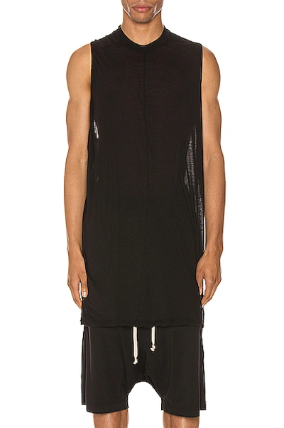 Shop Rick Owens Drkshdw Rick's Tank In Black