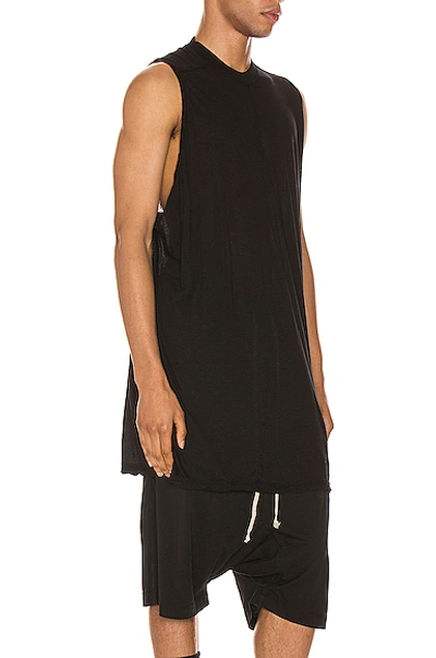 Shop Rick Owens Drkshdw Rick's Tank In Black