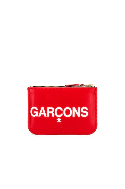 Comme Des Garçons Engraved-logo Wallet