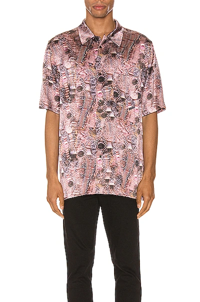 Shop Alexander Wang Printed Silk Shirt In Hustler Repeat