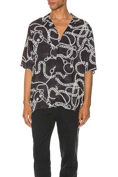 Shop Ksubi Heavy Metal Resort Shirt In Black