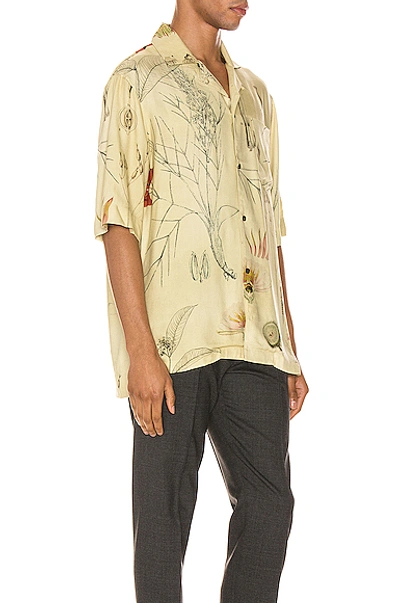 Shop Acne Studios Simon Print Shirt In Botanical Print