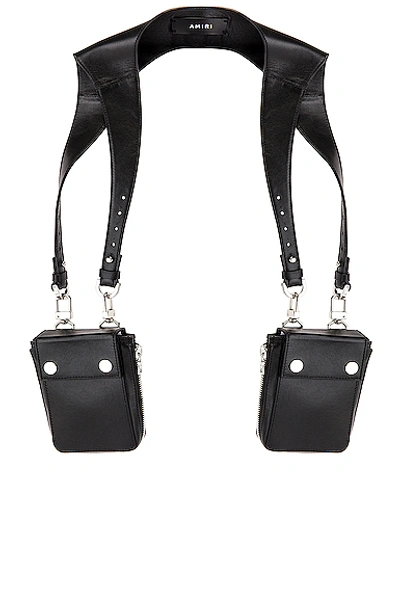 Shop Amiri Harness Bag In Black