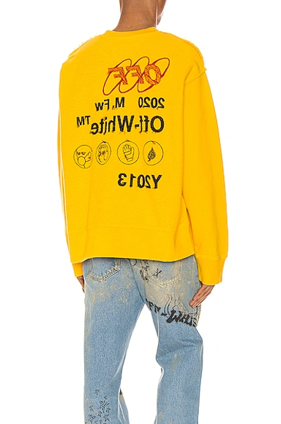 Shop Off-white Off In Yellow
