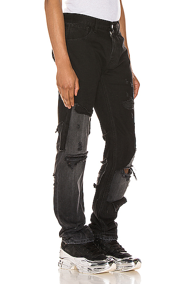 raf simons destroyed jeans