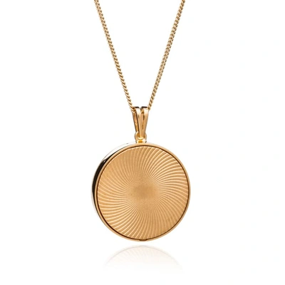 Shop Rachel Jackson London Sunburst Birthstone Amulet Necklace Gold January