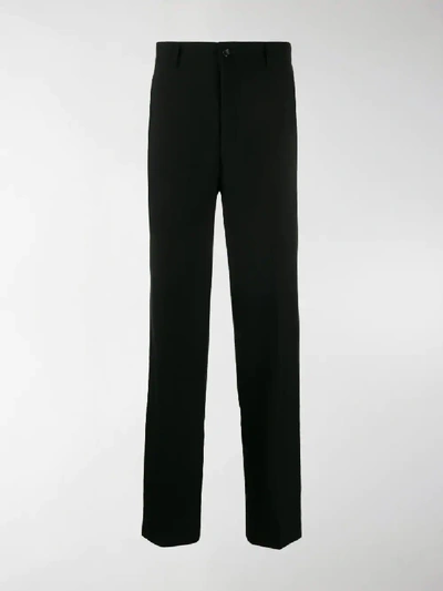 Shop Comme Des Garçons Homme Deux Tailored Trousers In Black