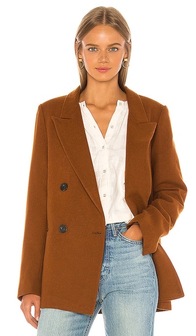 Shop Apiece Apart Iris Blazer In Copper