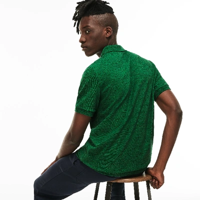 Shop Lacoste Unisex Live Slim Fit Stretch Mini Piqué Polo In Green