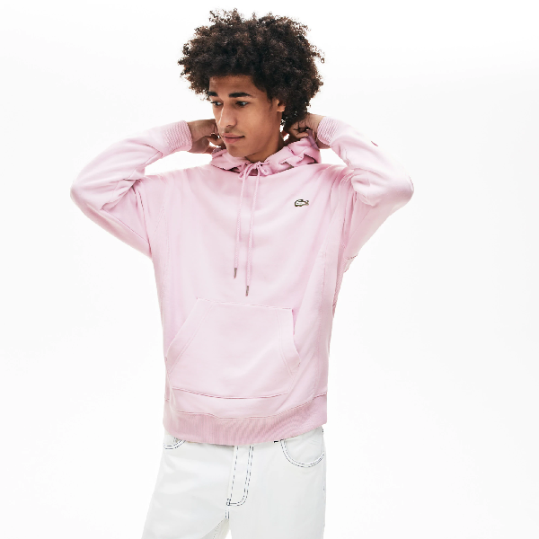 pink lacoste sweatshirt