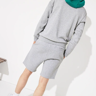 Shop Lacoste Men's Sport Tennis Fleece Shorts - Xxl - 7 In Grey
