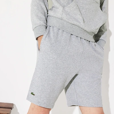 Shop Lacoste Men's Sport Tennis Fleece Shorts - Xxl - 7 In Grey